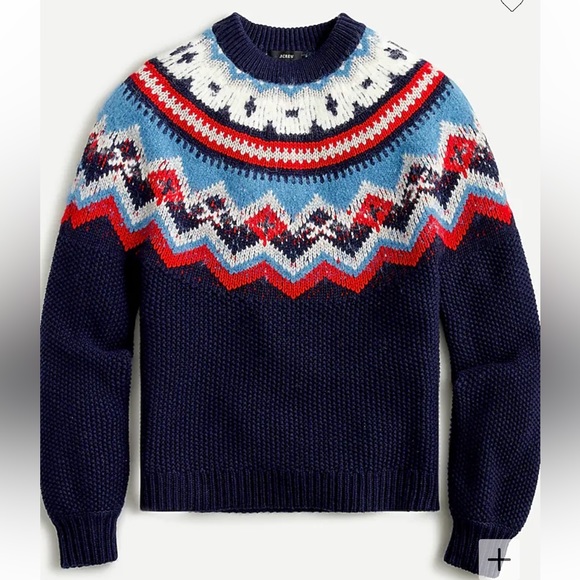 JCREW Zigzag Fair Isle sweater - Picture 2 of 9